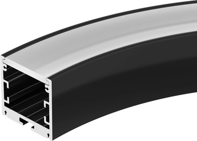 

Профиль для светодиодной ленты, SL-ARC-3535-D320-A90 BLACK / 032676