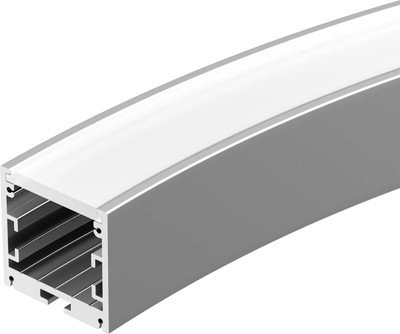 

Профиль для светодиодной ленты, SL-ARC-3535-D800-A45 SILVER / 027639