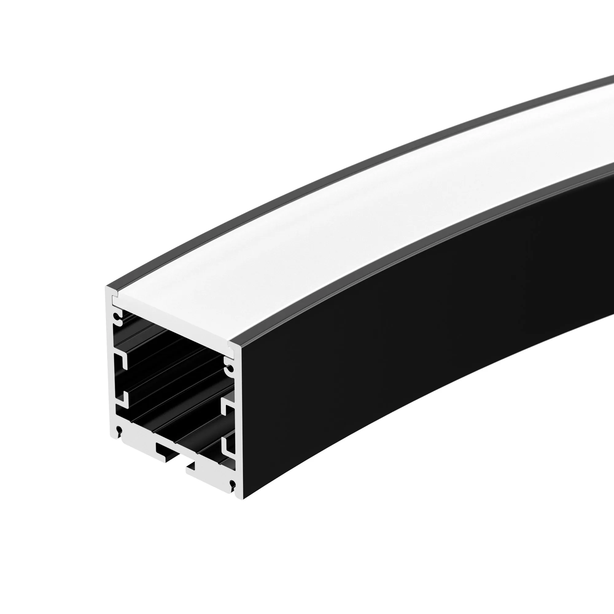 Профиль для светодиодной ленты Arlight SL-ARC-3535-D800-A90 BLACK / 027638
