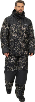 Костюм для охоты и рыбалки Huntsman Альтаир -45°C КМФ 004 кубики (р.56-58/170-176) - 