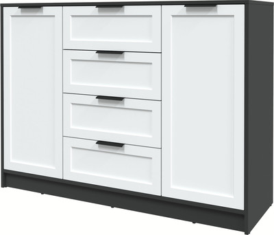 Тумба Интерлиния Концепт Тренд КТ-Т140 (антрацит/белый) - 