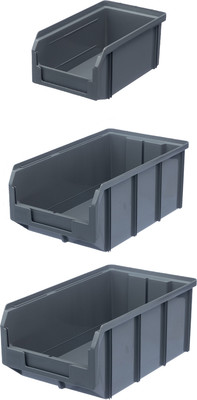 Набор лотков для метизов Стелла-техник V1-К3-V2-К3-V3-К6 (серый) - 