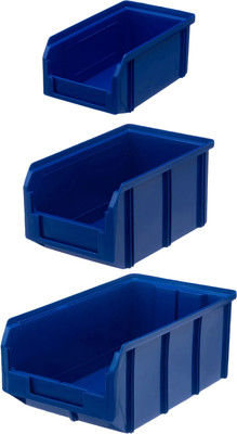 Набор лотков для метизов Стелла-техник V1-К3-V2-К3-V3-К6 (синий) - 