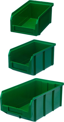 Набор лотков для метизов Стелла-техник V1-К6-V2-К3-V3-К6 (зеленый) - 