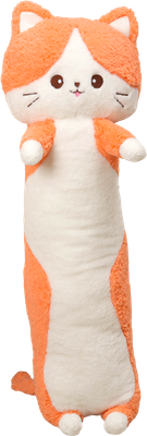 Подушка-игрушка Sima-Land Кот / 10653208 (оранжевый) - 