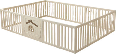 Игровой манеж UNIX Kids Classic Tree House 200x280 / ppcl16cl (Camel) - 