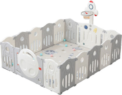 Игровой манеж UNIX Kids Supreme Space 200x200 / ppsusp16gry (серый) - 