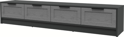 Тумба Интерлиния ТВ Концепт Тренд КТ-ТВ4-35 (антрацит/дуб серый) - 