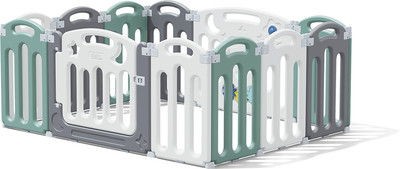 Игровой манеж UNIX Kids Simple 114x151 Color / ppsi10ggw - 