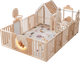 Игровой манеж UNIX Kids DeLuxe House 150x180 / pplxswh180wc (Camel) - 