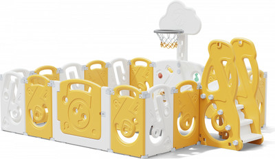Игровой манеж UNIX Kids Supreme Music 200x200 / ppsums15yel (желтый) - 