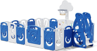 Игровой манеж UNIX Kids Supreme Music 200x240 / ppsums17blu (синий) - 