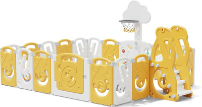 Игровой манеж UNIX Kids Supreme Music 200x240 / ppsums17yel (желтый) - 