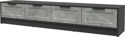Тумба Интерлиния ТВ Концепт Тренд КТ-ТВ4-35 (антрацит/керамика) - 
