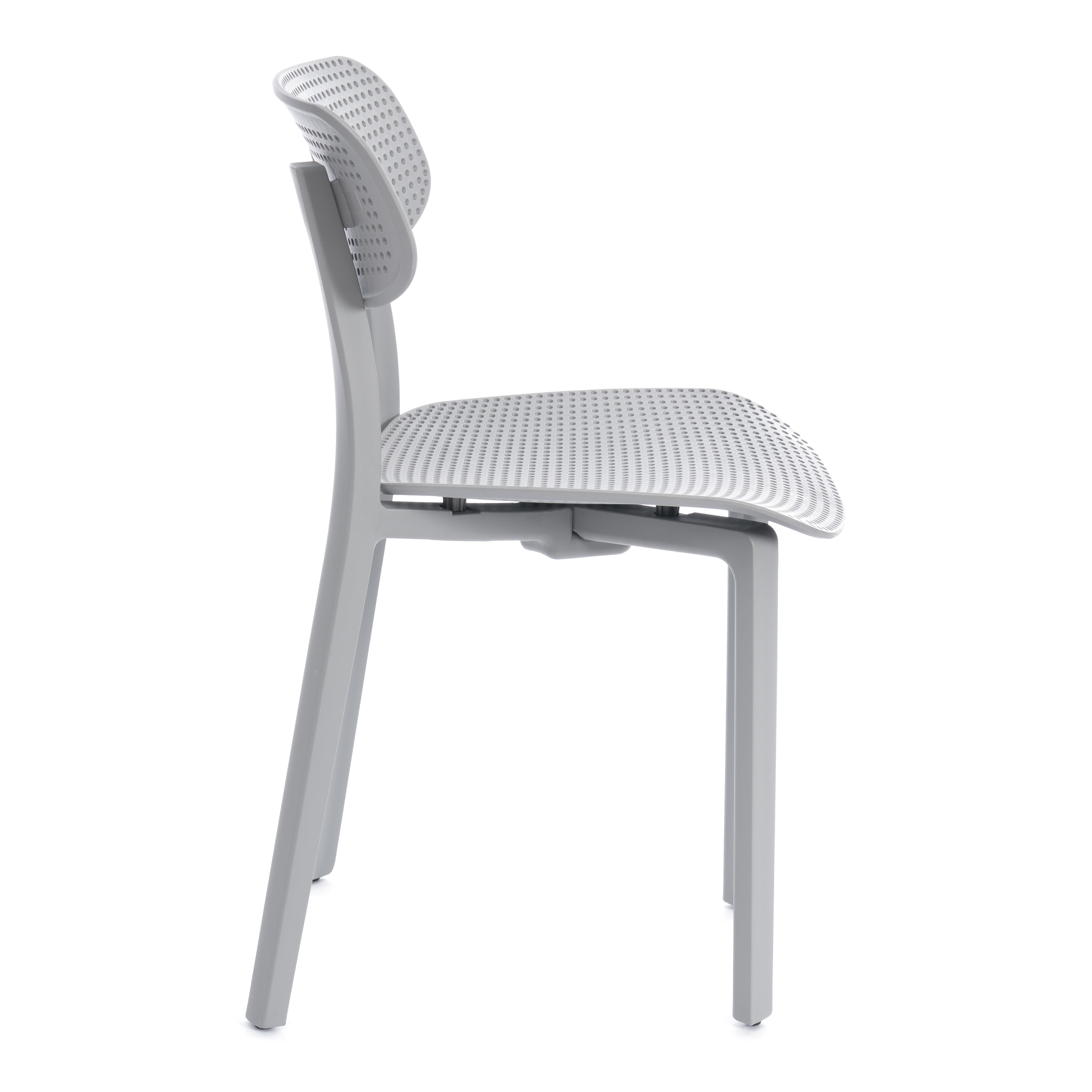 Стул пластиковый Tetchair Jolly XRB-096-B2 (серый) — фото 3