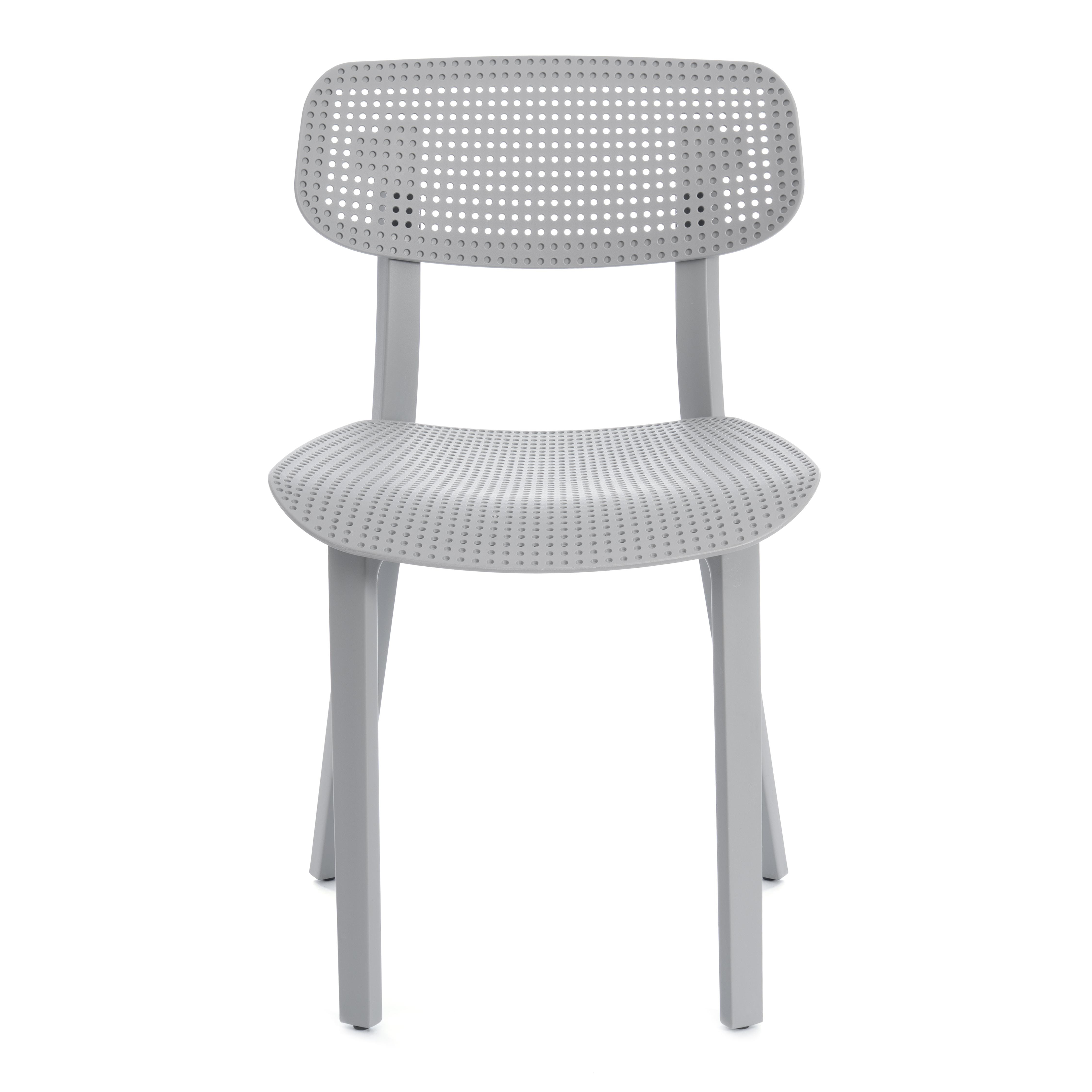 Стул пластиковый Tetchair Jolly XRB-096-B2 (серый) — фото 2