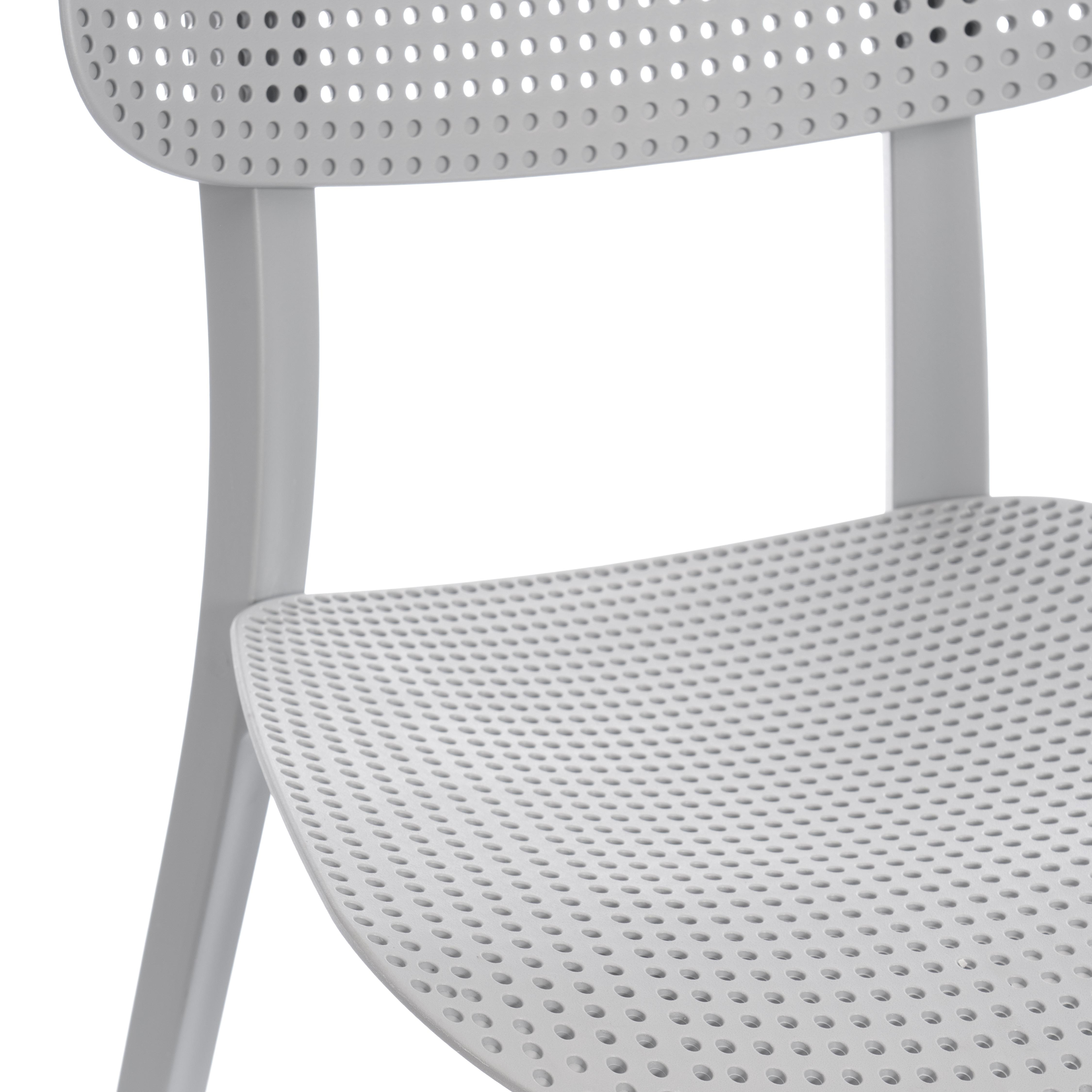 Стул пластиковый Tetchair Jolly XRB-096-B2 (серый) — фото 6