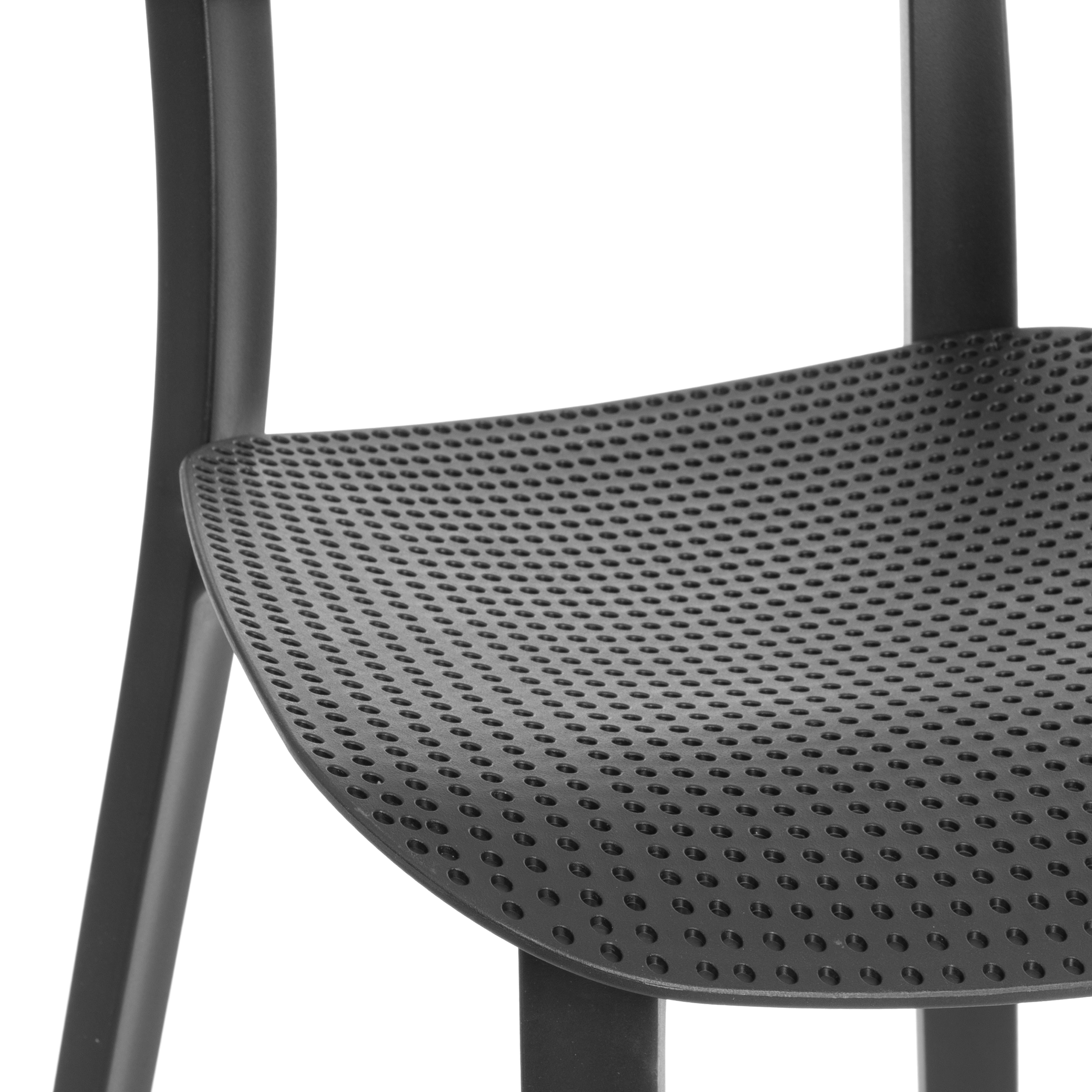 Стул пластиковый Tetchair Jolly XRB-096-B2 (черный) — фото 6