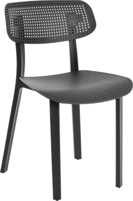 Стул пластиковый Tetchair Jolly XRB-096-B2 (черный) -