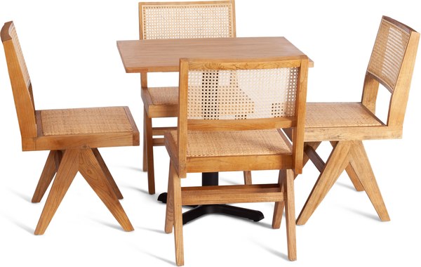 Купить Стул Tetchair Loki дерево вяз/ротанг 51x44x86 в Борисове