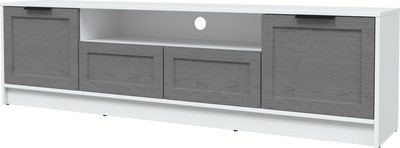 Тумба Интерлиния ТВ Концепт Тренд КТ-ТВ4-50 (белый платинум/дуб серый) - 