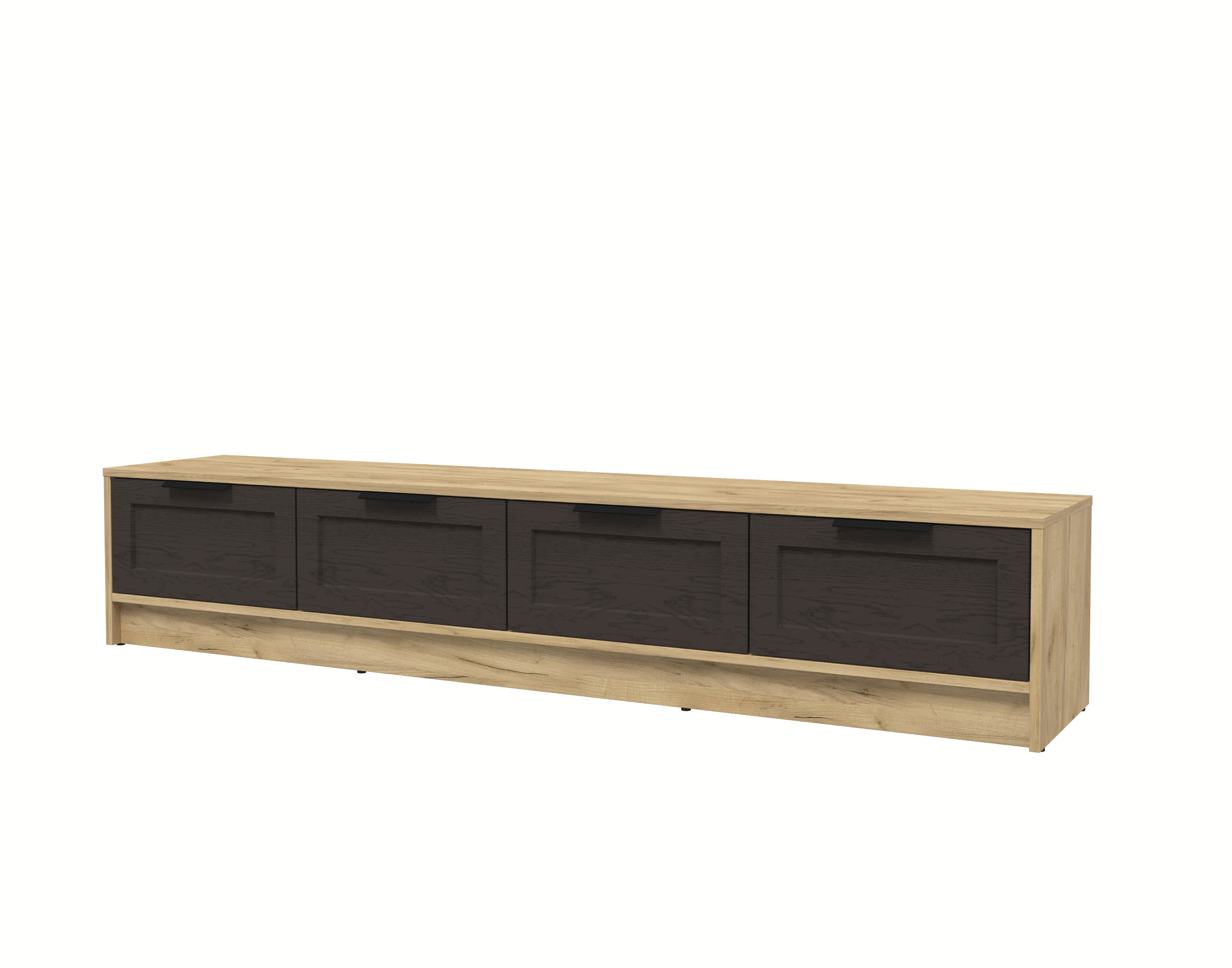 Тумба Interline ТВ Концепт Тренд КТ-ТВ4-35 (дуб золотой/дуб английский) — фото 1