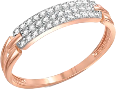 

Кольцо из красного золота, П1216-110К14
