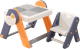 Стол детский UNIX Kids Развивающий со стульчиком 4в1 / ppt4in1yel (желтый) - 