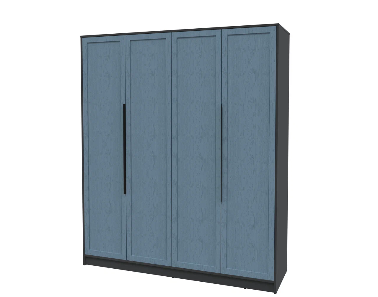 Шкаф Interline Концепт Тренд КТ-Ш4 (антрацит/дуб лазурный)