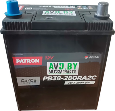 Автомобильный аккумулятор Patron PB38-280RA2C