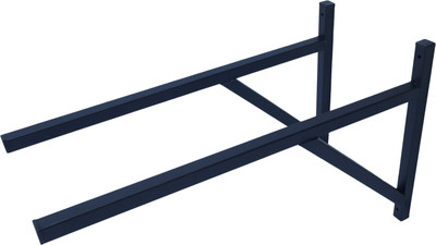 Кронштейн для дымохода Везувий Опорный КР- 2 L-700 (черный) -