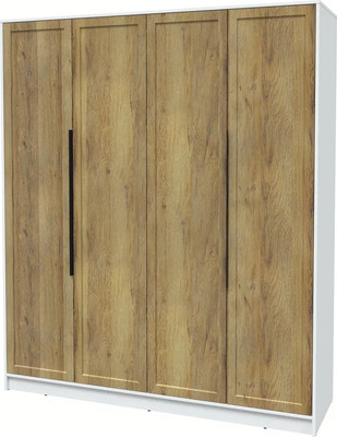 Шкаф Интерлиния Концепт Тренд КТ-Ш4 (белый платинум/дуб вотан) - 