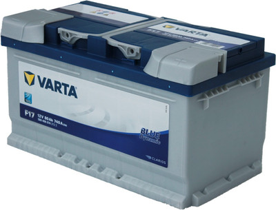 Автомобильный аккумулятор Varta Blue F17 80R L4 R+ (80А/ч) - 