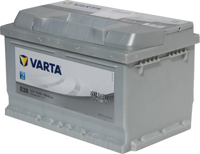 Автомобильный аккумулятор Varta Silver E38 74R L3 R+ (74А/ч) - 