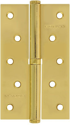 Петля дверная Нора-М 750-5 125x75x2.5 (правая, золотистый) - 