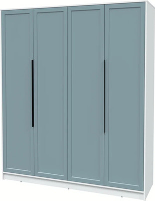 Шкаф Интерлиния Концепт Тренд КТ-Ш4 (белый платинум/океан) - 