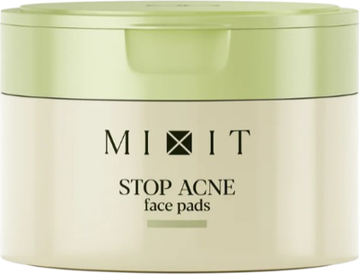 Пэд для лица MIXIT Stop Acne с кислотами для проблемной кожи (60шт) - 