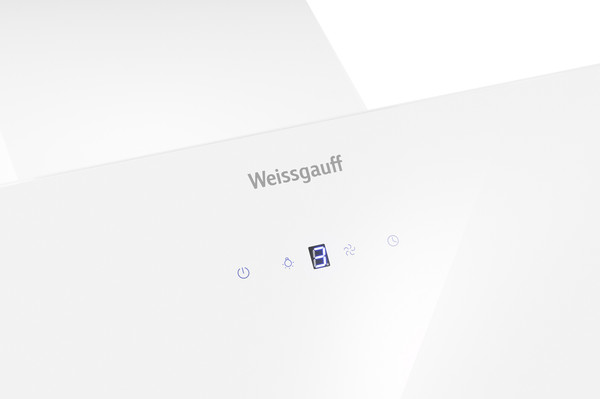 Купить Вытяжка наклонная Weissgauff Yota 600 Touch White Glass в Солигорске