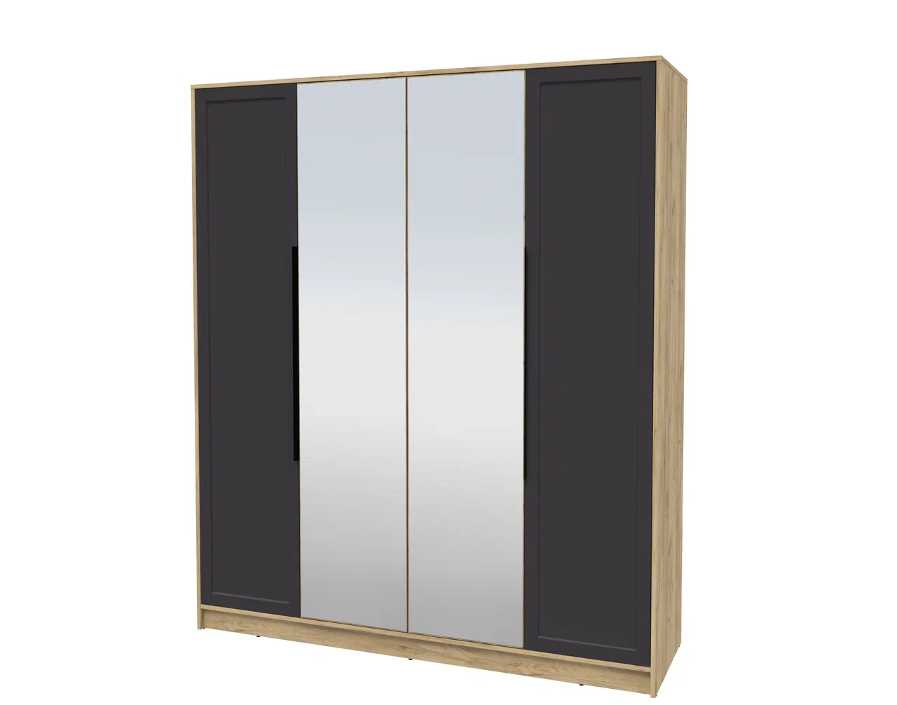 Шкаф Interline Концепт Тренд КТ-Ш4(з) (дуб золотой/пепел)