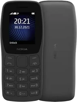 Мобильный телефон Nokia 105 SS / TA-1423 (угольный) - 
