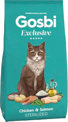 

Сухой корм для кошек, Exclusive Cat Chicken & Salmon Strilized