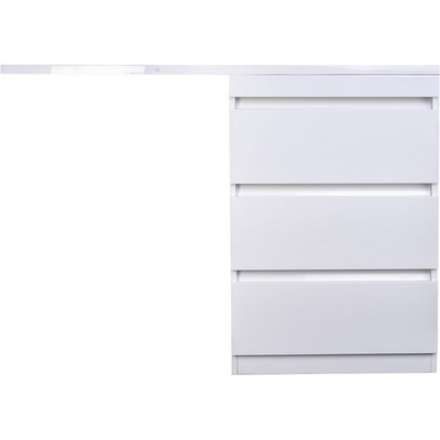 Тумба с умывальником Symbolite Даллас 110 Люкс Plus 3 ящика + Даллас 110x48