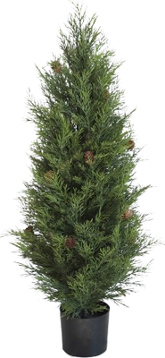 Искусственное растение Merry Bear Home Decor Туя западная смарагд с шишками / A086093 - 