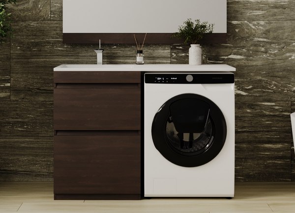 Тумба с умывальником Symbolite Даллас 120 Люкс Plus + Даллас 120x48