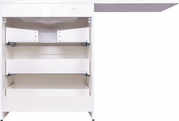 Купить Тумба с умывальником Symbolite Даллас 130 Люкс Plus 3 ящика + Даллас 130x48.2 в Борисове