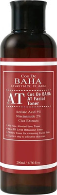 Тонер для лица Cos de Baha AT Facial Toner с азелаиновой кислотой (200мл) -