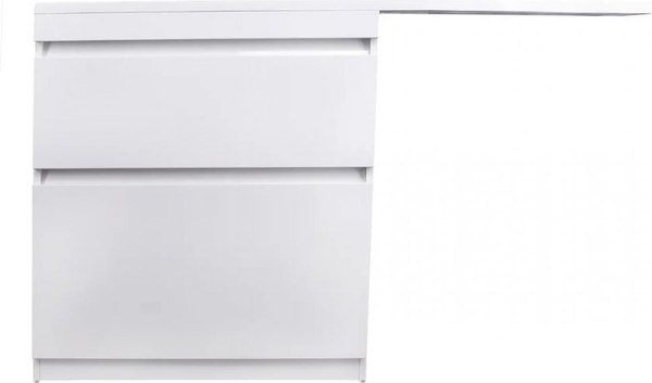 Тумба с умывальником Symbolite Даллас 140 Люкс Plus 3 ящика + Даллас 140x48.2