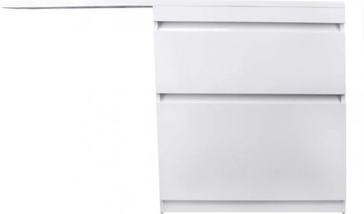 Тумба с умывальником Symbolite Даллас 140 Люкс Plus 3 ящика + Даллас 140x48.2