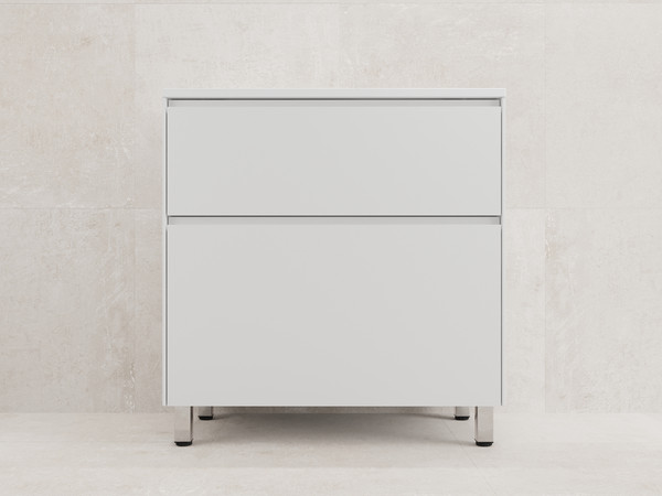 Купить Тумба с умывальником Symbolite Лима 80 Line Plus 2 ящика + Line 80x48 в Борисове