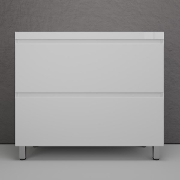 Купить Тумба с умывальником Symbolite Манхэттен 100 Plus 2 ящика + Line 100x48 в Солигорске